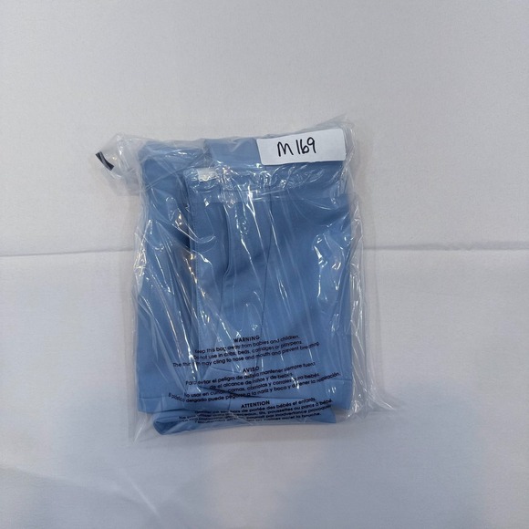 Milly Dress Pants Ankle Crop Trousers Womens 10 Light Blue Tapered Leg Career - Picture 11 of 12